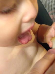 Tongue Tie - heart shape image from side